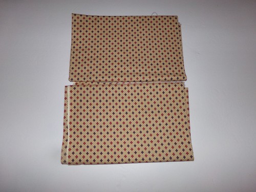 2 Stück Jo's Calicoes #1804 Jo Morton Andover Baumwollstoff - 35" x 43" & 28" x 43"