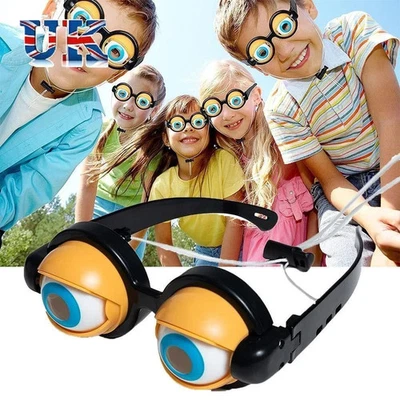 Party Toy Adult Kids Funny Wink Glasses Eyewear Crazy Eyes Props Crazy Blink