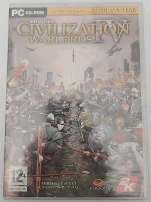 Civilization IV: Warlords Expansion Pack (PC DVD) by Take 2 2K Games Brand New