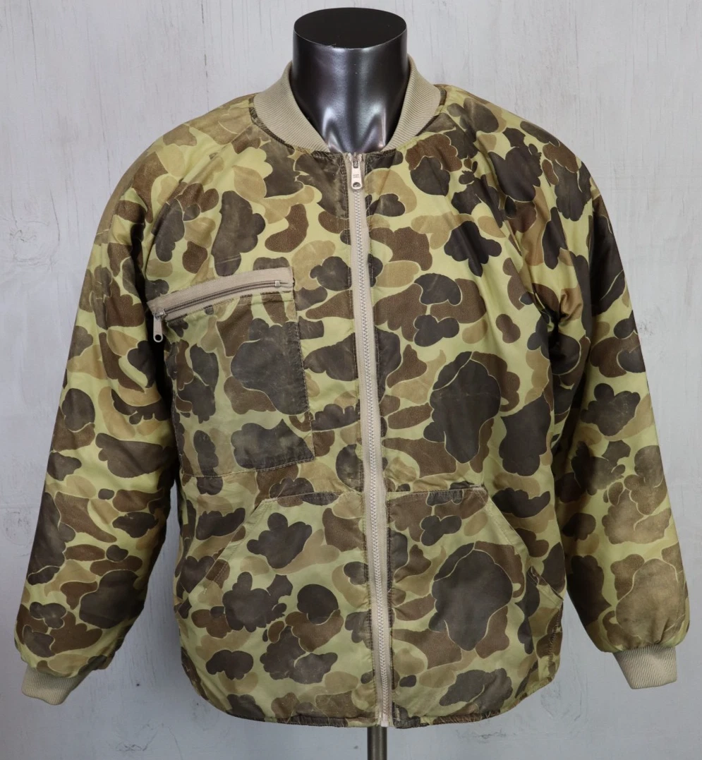 Mens Vintage Columbia Hunting Jacket Brown Size L Fishing USA Made Pheasant Dove