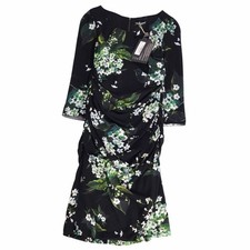 Dolce & Gabbana Dress Long Sleeve Floral Silk Top 46 (equivalent to Used MOLO-0
