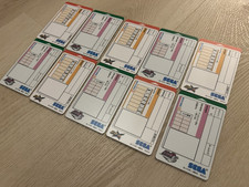 Initial D Arcade Stage 5/7 Blank Cards Lot of 10 Compatible ID5 ID6 ID7 ID8 image