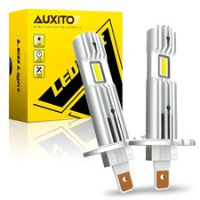 2x AUXITO H1 LED Headlight Bulbs Conversion Kit High Low Beam 6500K Super White