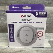 KIDDE Smoke & CO  Alarm Detector Hardwired + 10Yr Battery 30CUA10 NEW OPEN BOX