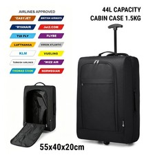 55x40x20cm Ryanair Approved Cabin Suitcase Lightweight Hand Luggage with Wheels