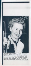 1952 Mrs Georgina Campbell Manville Wife Heir Tommy Auto Accident Vintage Photo
