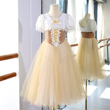 Yellow Princess Ballet Dress   Fairy Performance Costume