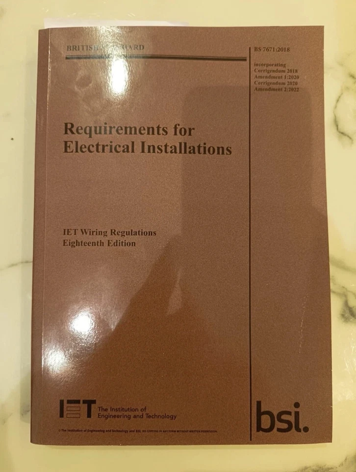 Requirements for Electrical Installations, IET Wiring Regulations, Eighteenth Ed - Image 3 of 4