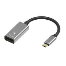 USB C to Display Port 1.4 8K Cable 8K 60Hz 4K 144Hz Male to Female Adapter