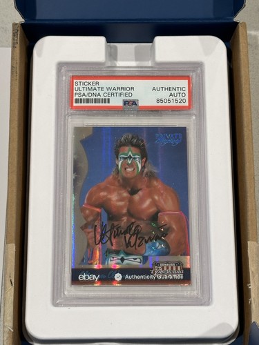 �� Donruss Americana WWE WWF The Ultimate Warrior PSA Signed Autograph Card��