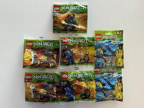 New Lego Ninjago Set Lot 9572 30086 30085 9553 30087 850632