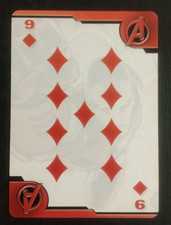 Aqaurius Marvel Avengers Playing Card Iron Man 9 Diamonds