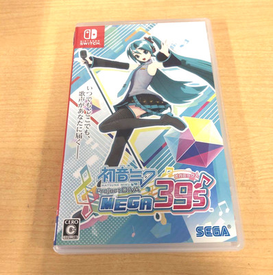 Hatsune Miku Project DIVA MEGA39's Megamix With Case Switch SEGA Japan Tested
