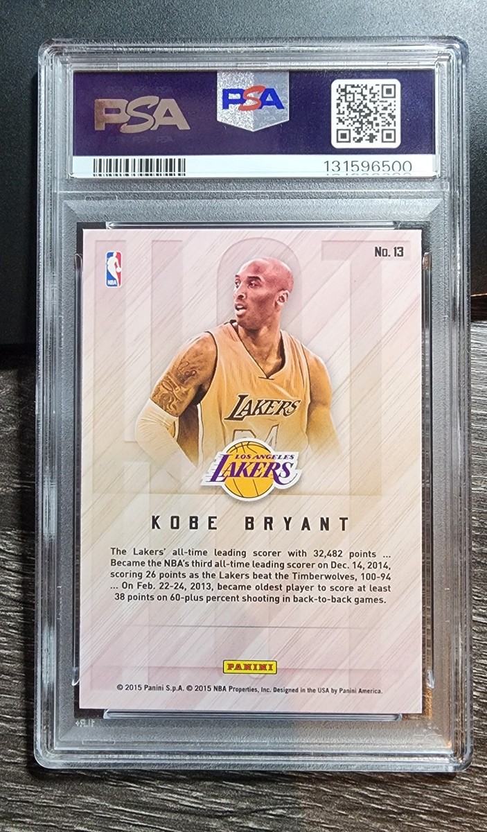 BRYANT! K.ブライアント 25枚限定 直筆サインルーキーカード 2015 2015 Panini NBA Kobe Bryant HOT SIGNATURES PSA 7 | eBay