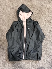 Columbia Unisex Kids Hooded Full Zip Softshell Jacket Black Pink