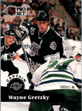 1991-92 Pro Set Wayne Gretzky HOF 1999 Los Angeles Kings #574