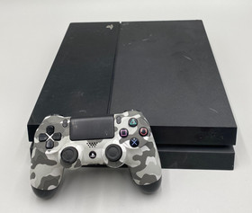 Sony PlayStation 4 PS4 CUH-1115A 500GB Black Gaming Console + BLK Camo Control C
