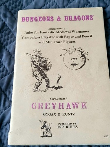 Dungeons & Dragons OD&D OCE 3 Brown Books, Ref sheets, 1977 6th + Greyhawk 1978 - Picture 5 of 10