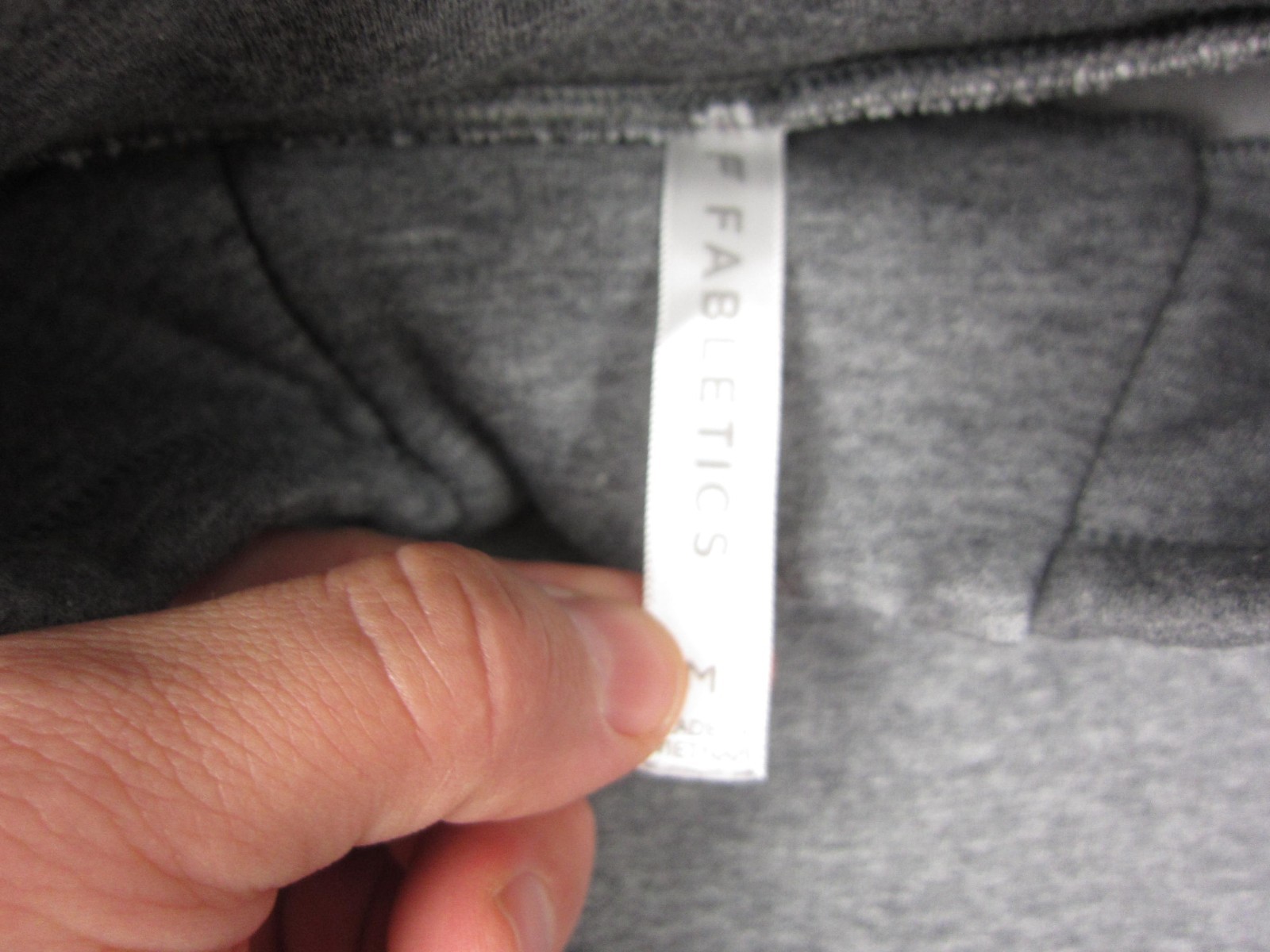 Fabletics Sweatshirt Womens Medium Gray Mock Neck… - image 6