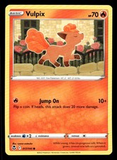 Vulpix 017/195 Swsh12: Spada e Scudo - Carta TCG Pokémon Regolare Tempesta Argento