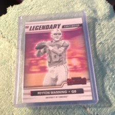 Panini Contenders Draft Picks Legendary Contenders Peyton Manning Volunteers #1…
