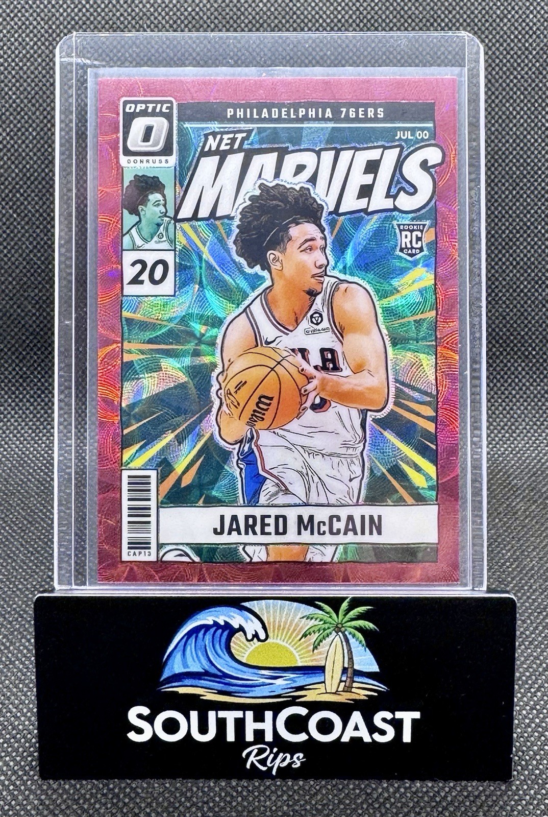 2024 Donruss Optic Net Marvels #23 Jared McCain RC - International Red