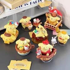 TOPTOY Pompompurin Amusement Park Series Confirmed Blind Box Figure HOT Kid Toy