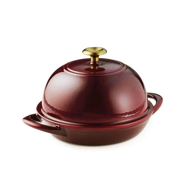 Tramontina 9.5" Enamel Cast Iron Bread Oven – Durable Dutch Oven for Baking