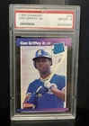 1989 DONRUSS KEN GRIFFEY JR #33 ROOKIE HOF SEATTLE MARINERS RC PSA 8 NM-MT