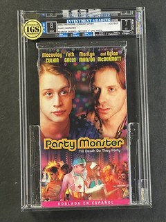 2003 Party Monster Macaulay Culkin VHS Movie IGS 8 NM Box 7 EX Seal