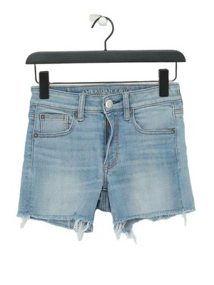 American Eagle Outfitters Damen Shorts UK 6 blau Baumwolle