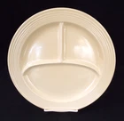 Vintage Fiesta Homer Laughlin Older HLC Grill Plate Old Ivory 10.5" USA Divided