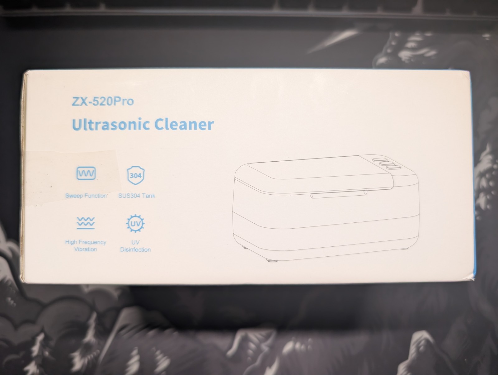 Creworks ZX-520 Pro Ultrasonic Cleaner w/UV Cleaning for Jewelry Dentures, etc..