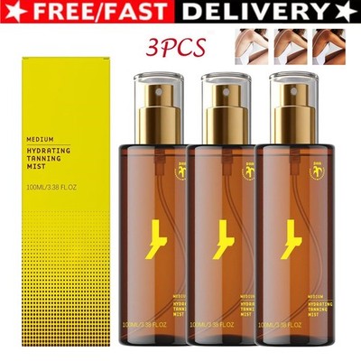 3X Face Tan Mist - Self Tanning Mist, Natural Looking, Gradual Sun Bronzing Glow