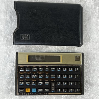 Hewlett Packard 12C Financial Calculator w/ Sleeve Case