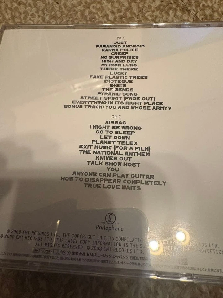 RADIOHEAD THE BEST OF 2CD   JAPAN EDITION   with OBI Foto 3 de 4