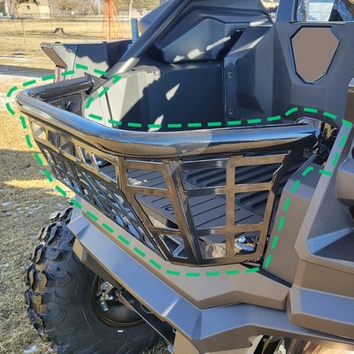 Tailgate Bed Enclosure For 2020-2024 Kawasaki Teryx KRX 1000 Rear