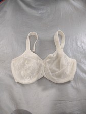 Wacoal White Awareness Full Figure Seamless Underwire Bra 85567 Size 32DD