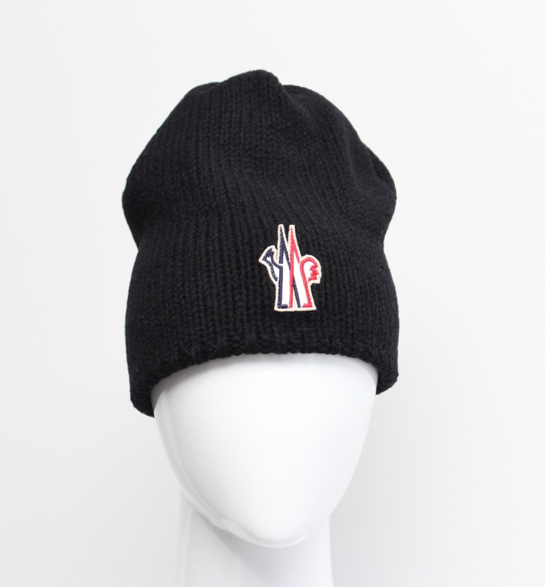 Wool Moncler Mens Winter Hat MONCLER GRENOBLE Wool Beanie Hat For