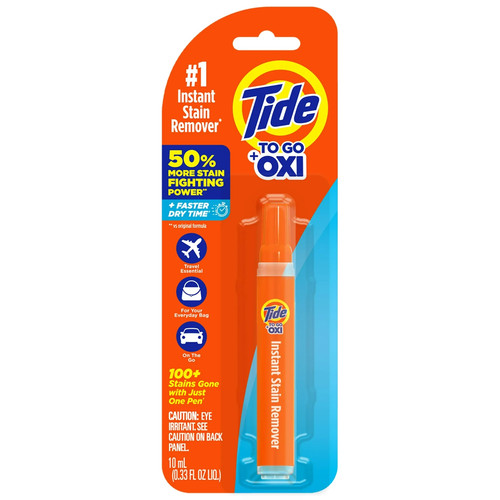 Penna smacchiatrice Tide To Go, detergente istantaneo per macchie di bucato, formato da viaggio 0,33 oz - Foto 6 di 10