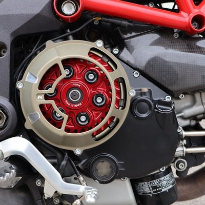 Ducati Kbike Kupplungsdeckel Kupplung Deckel ''Aegis'' Ergal hartoxidiert NEU