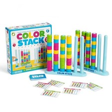 New Early Educational Kids Toy Color Stack Game Desktop Educational Platic Toys