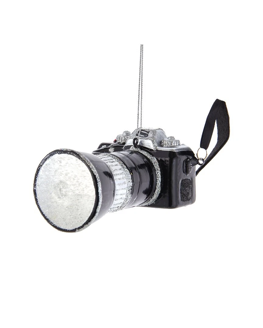 Old Style Camera Glass Ornament - Thumbnail 4