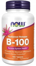 NOW FOODS, VITAMIN B-100 Sustained Release Nerven 100 Tabletten SUPER PREIS