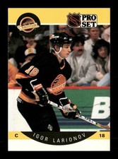 1990-91 Pro Set #297 - Igor Larionov (RC)