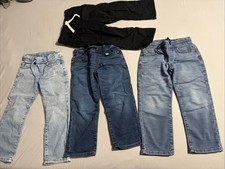 Lot of Cat  Jack Blue Jeans Boys Size 4 Athletic black