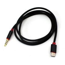 1m Type C Audio Cable USB Type-C Male To 3.5mm Jack Male Car AUX Audio Adapter