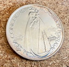 1646-1996 Portugal 1000 Escudos .500 Silver Coin - Our Lady of Fatima 27.8g