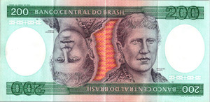 Bank of Brazil 200 Cruzeiros Bank Note
