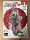 Amazing Spider-Man #1 (2014) NM Limited Edition Comix Granov B/W Variant